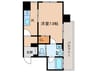 さくらHills　NAGOYA　WEST 1Kの間取り