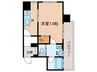 さくらHills　NAGOYA　WEST 1Kの間取り