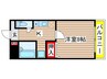 ベルメゾン 1Kの間取り