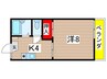 グリ－ンハイツ野並 1Kの間取り