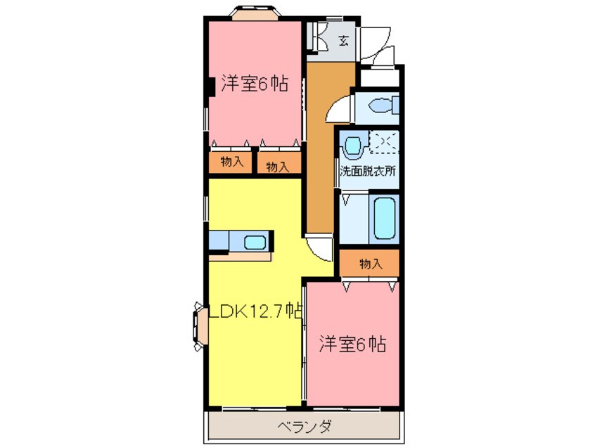 間取図 グレィト・大清水