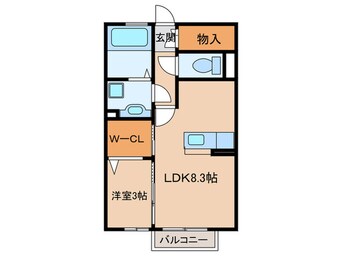 間取図 シェノアⅡ