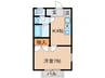 Casa　Largo坂巻 1Kの間取り