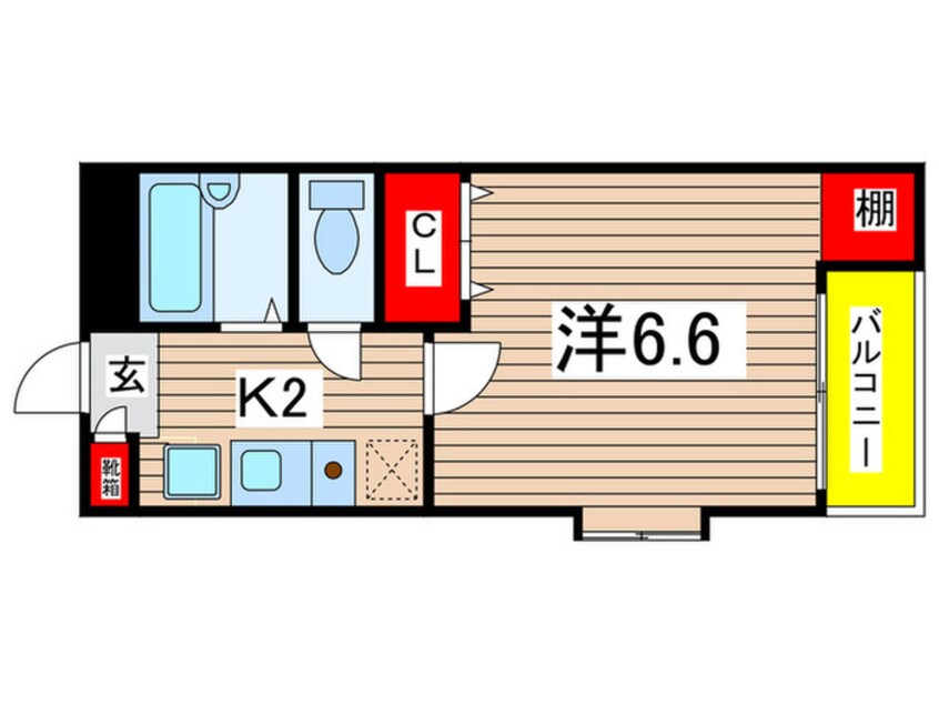 間取図 ネオハイツ荒田