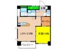 ＡＱＵＡ　ＳＴＡＧＥ１ 1LDKの間取り