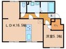 なるみグリーンコーポ６号棟 1LDKの間取り
