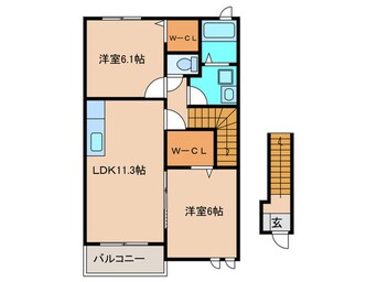 間取図 アルドーレ73　Ⅱ