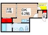 ハーモニーテラス千種Ⅶ 1DKの間取り