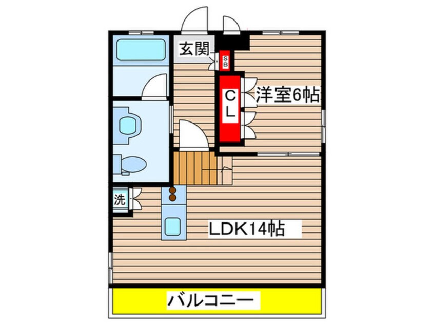 間取図 パサ－ジュ陽明