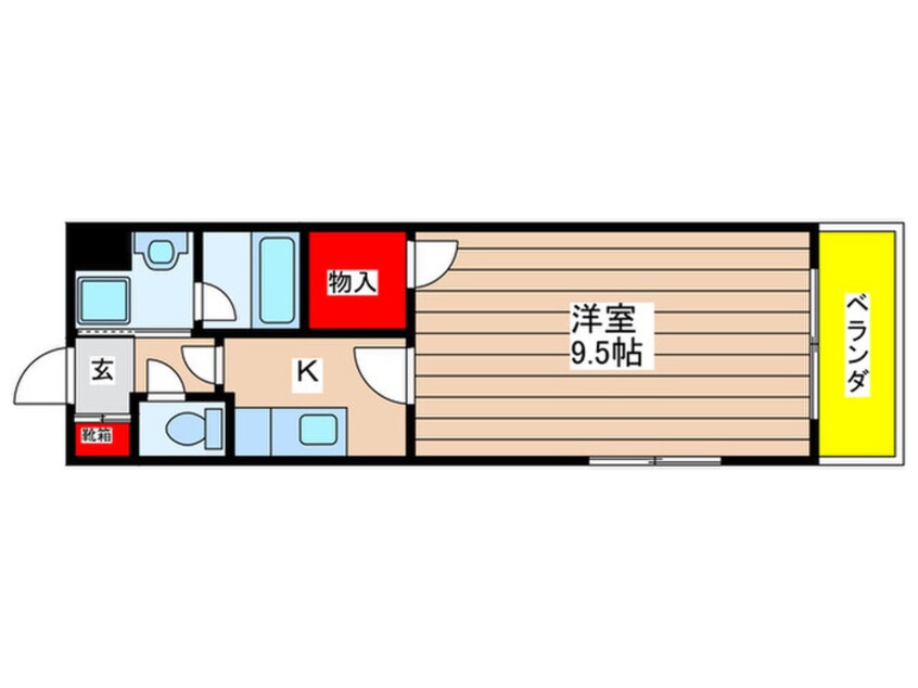 間取図 荒池シティーハウス