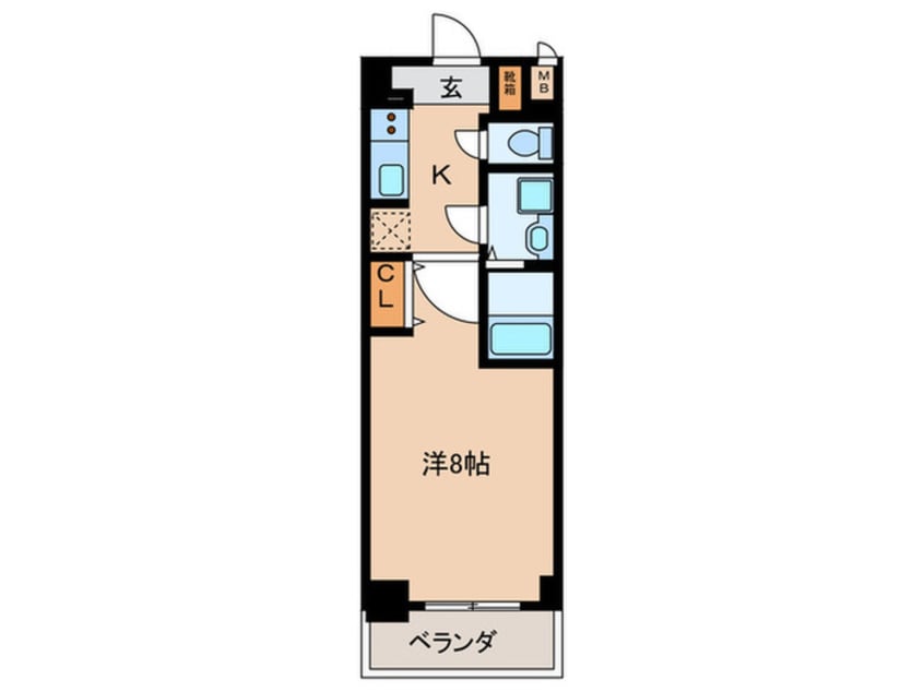 間取図 S-RESIDENCE志賀本通North