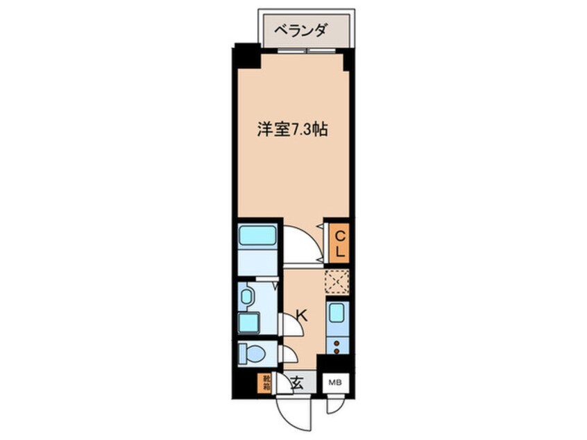 間取図 S-RESIDENCE志賀本通North