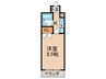 ラフィ－ネ新宿 1Kの間取り