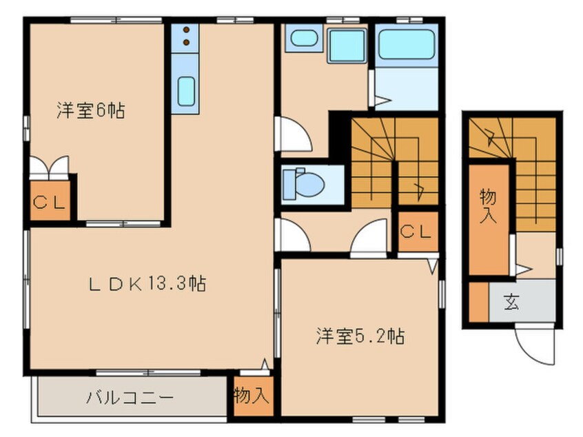 間取図 ベンダバール高牟