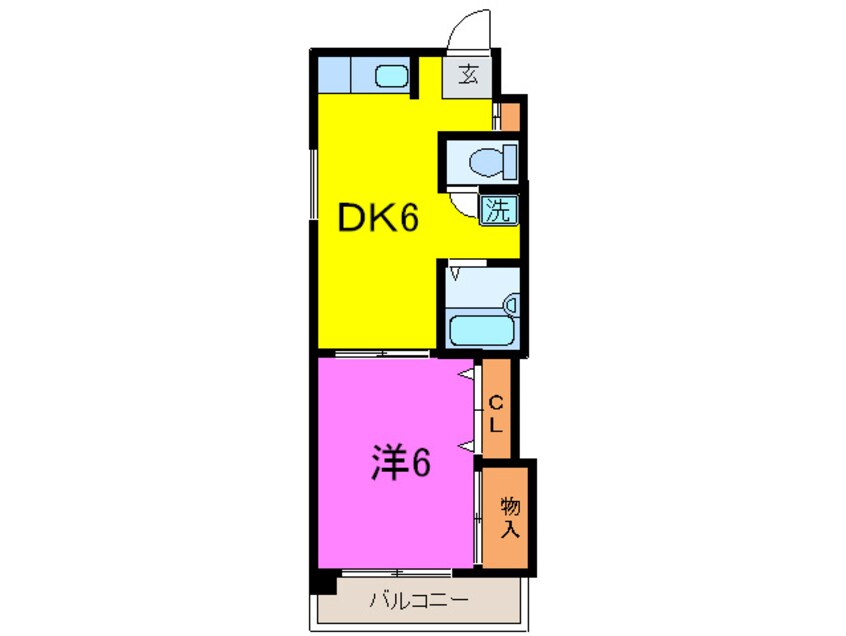 間取図 シティライフ栄