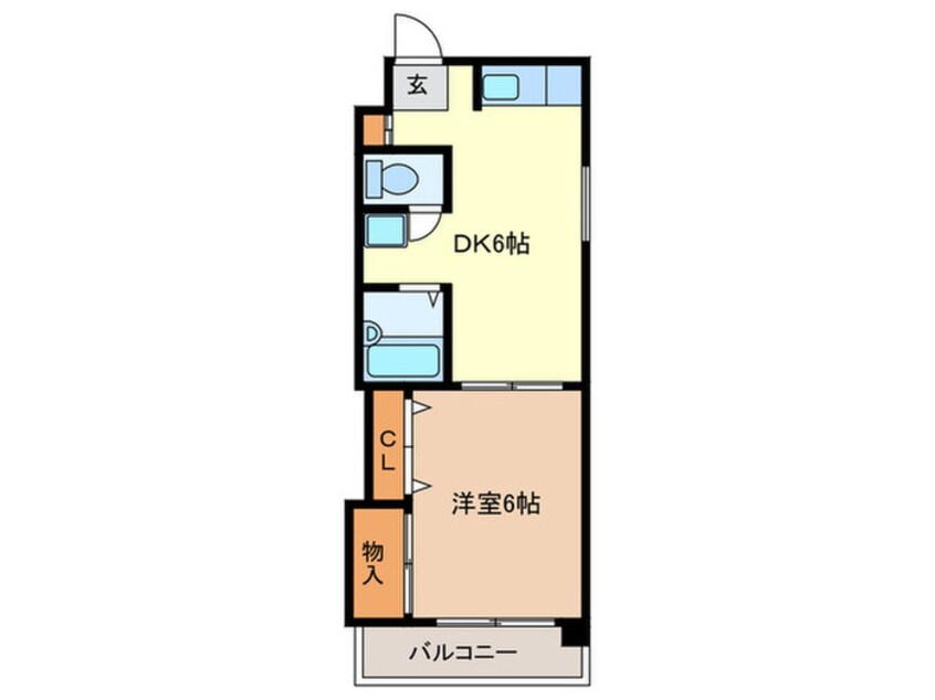 間取図 シティライフ栄