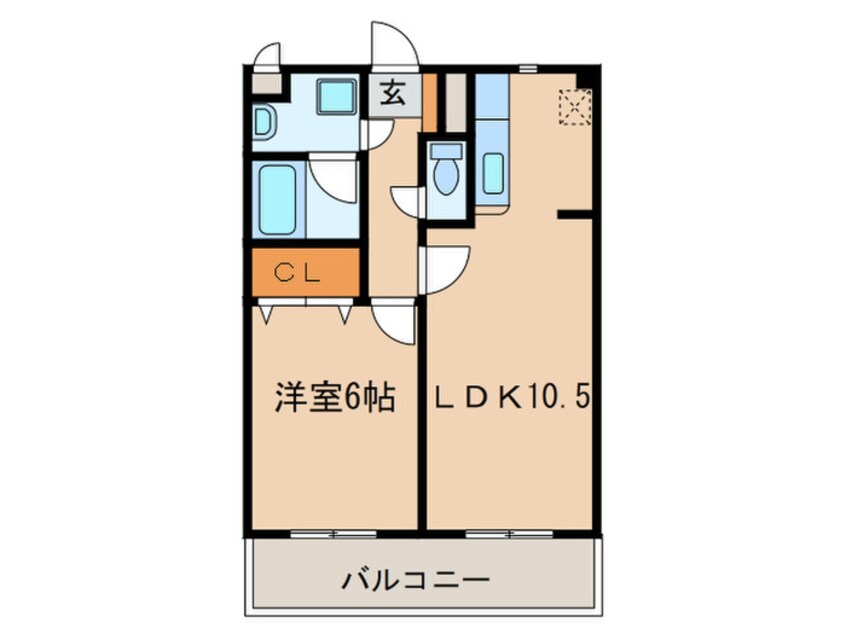 間取図 ル－チェ庄内緑地