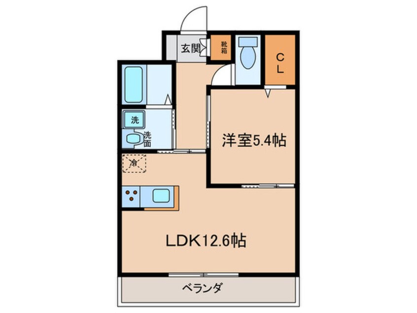 間取図 アザレア八田