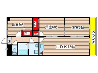 間取図 リバ－パ－ク植田東