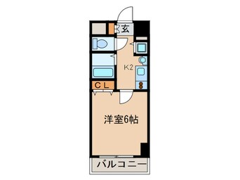 間取図 ﾌﾟﾚｻﾝｽ泉ｼﾃｨｱｰｸ(206)