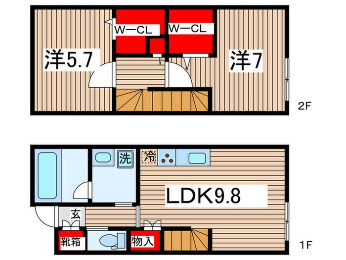 間取り図 Calore