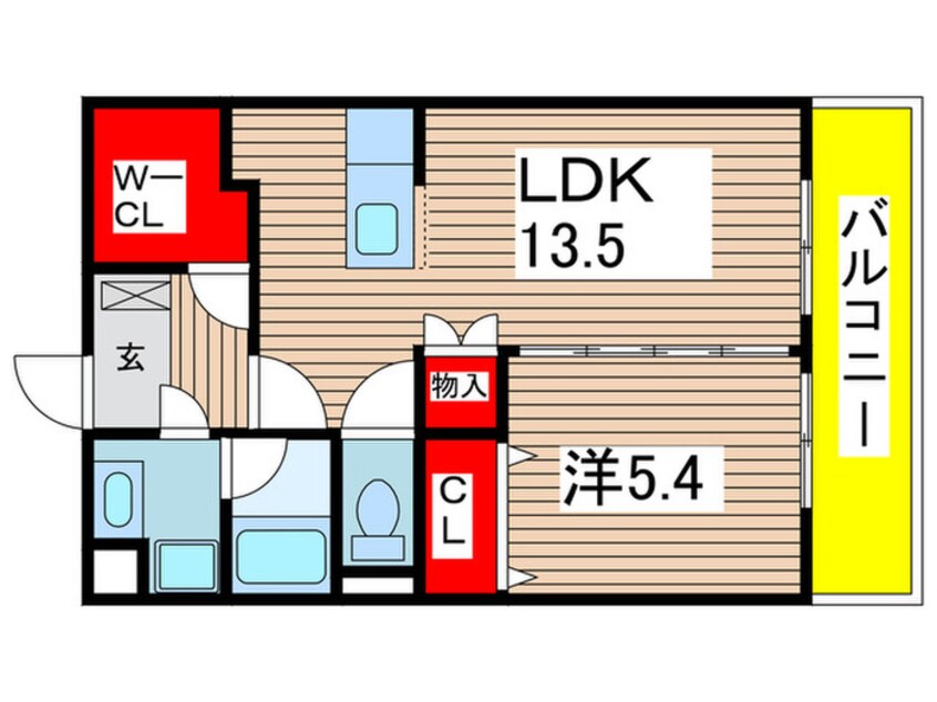 間取図 オースィニ21