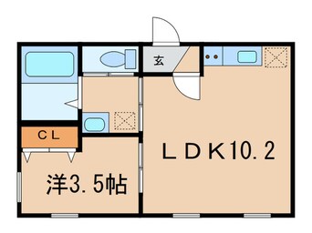 間取図 ｳﾞｧﾝｸｰﾙKUROKAWA