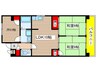 ウィングコート平針 3LDKの間取り
