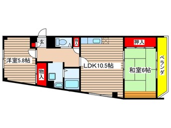 間取図 ウィングコート平針