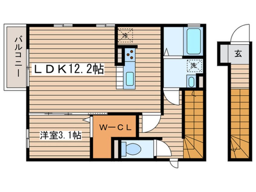 間取図 le miel