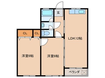 間取図 佃マンション