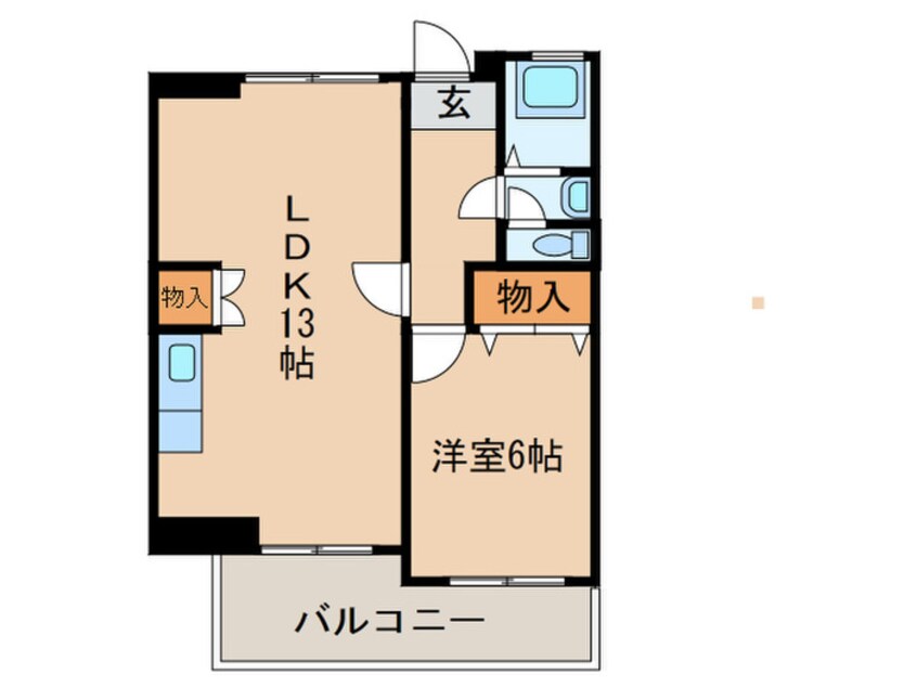 間取図 佃マンション