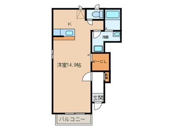 間取図 ハ－フ・ム－ン