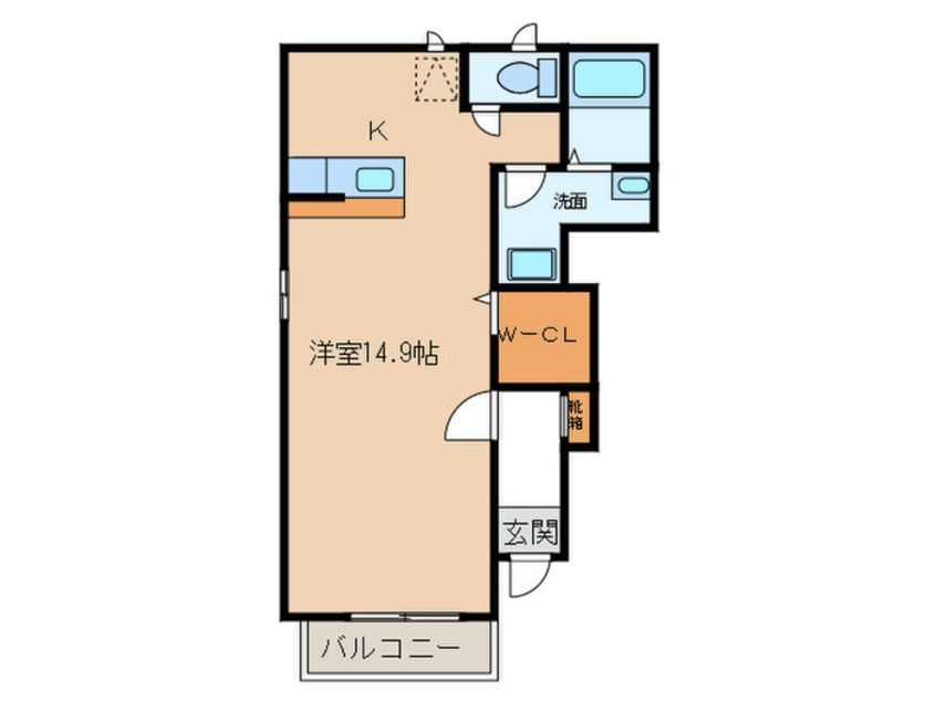 間取図 ハ－フ・ム－ン