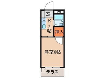 間取図 ツカタハイツ