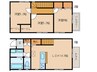 安城市桜井町戸建賃貸Ａ棟 3LDKの間取り