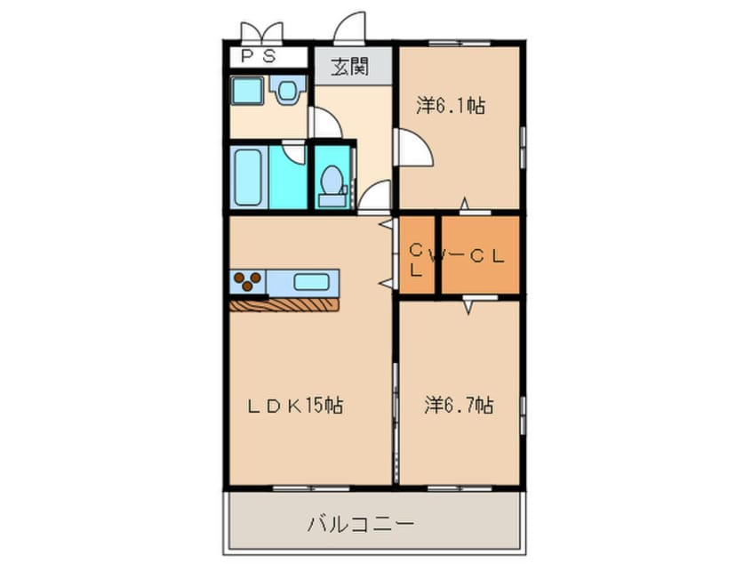 間取図 ロイヤルパ－クサイドヒルズ
