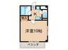 エクセル藤が丘 1Kの間取り