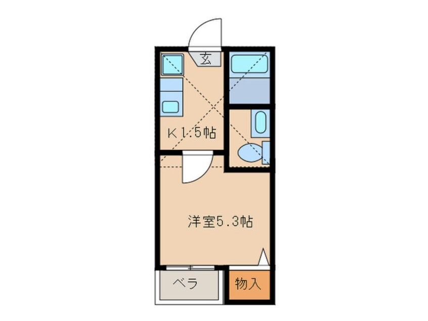 間取図 ルミエール本陣