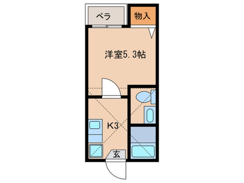 間取図 ルミエール本陣