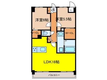 間取図 リアレクト白壁