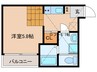 HUMMING　LIFE中村区役所 1Rの間取り