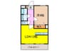 天照レジデンス 1LDKの間取り