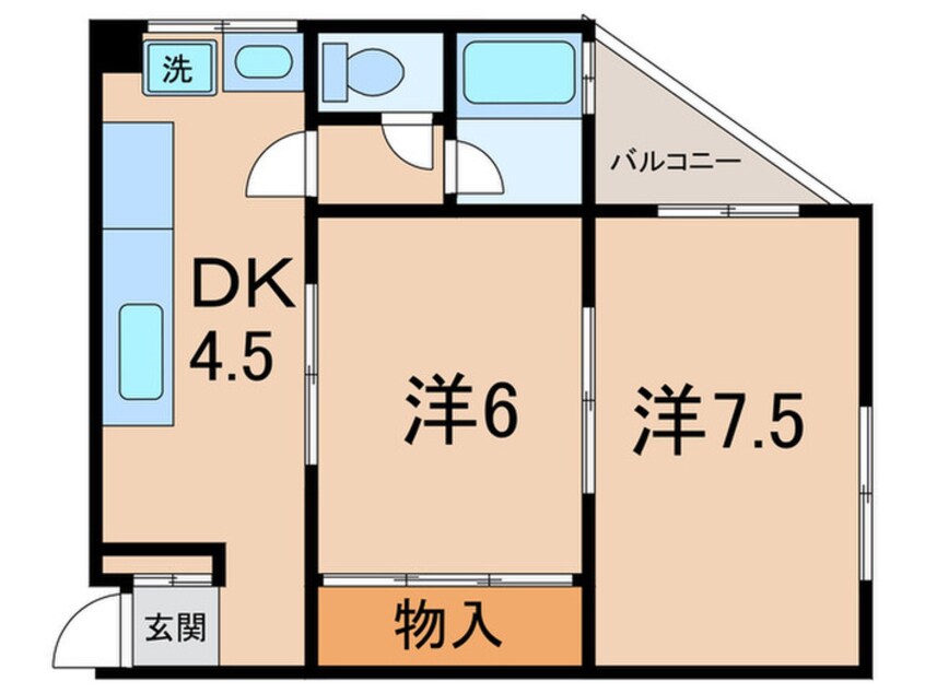 間取図 大曽根プレイス