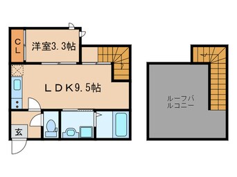間取図 ＧＲＡＮＤＴＩＣ平安通