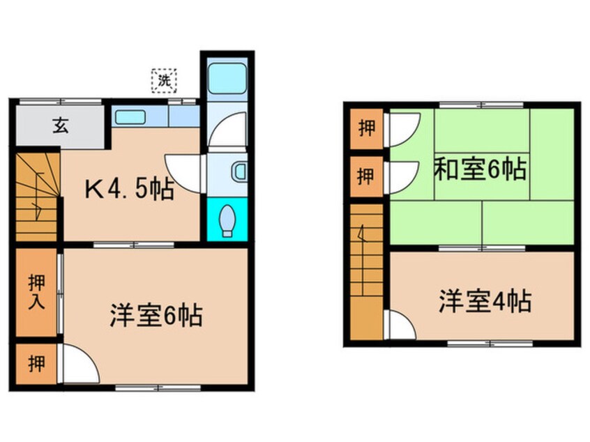 間取図 ベルハウス東