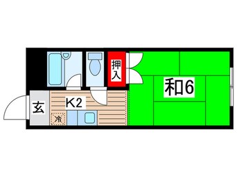 間取図 パナハイツ中川