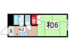パナハイツ中川Ａ棟 1Kの間取り