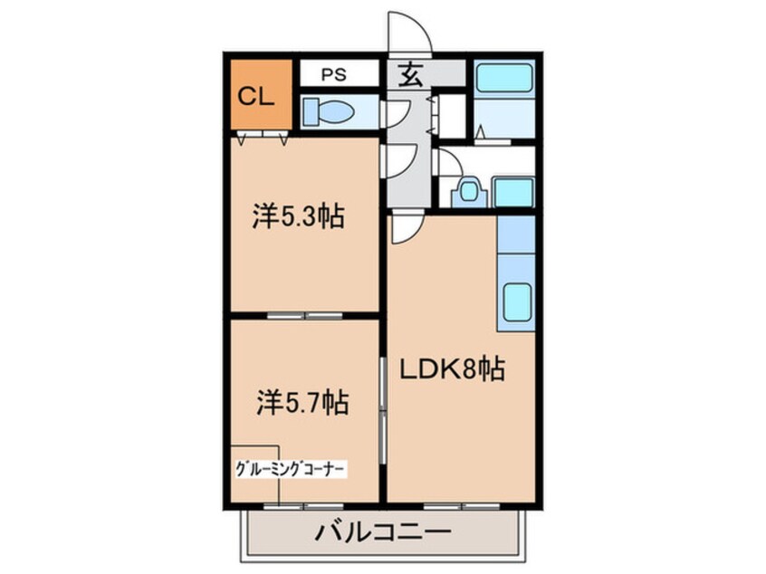 間取図 リベルテウイング