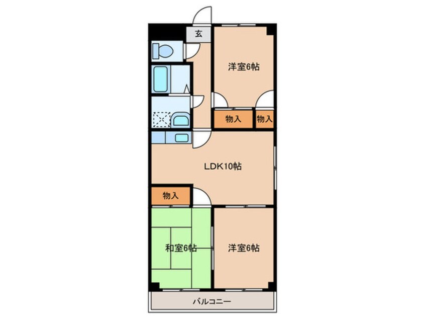 間取図 Annex Pair